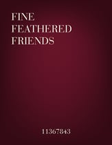 Fine Feathered Friends SA choral sheet music cover